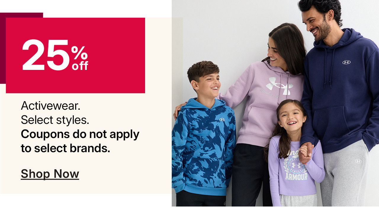25% off activewear
