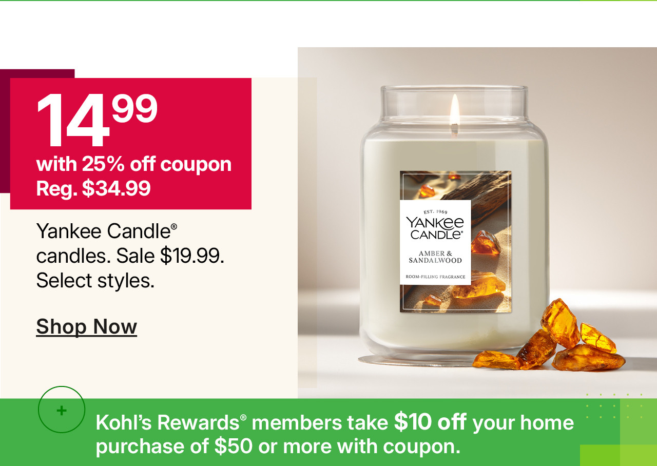 $14.99 yankee candle