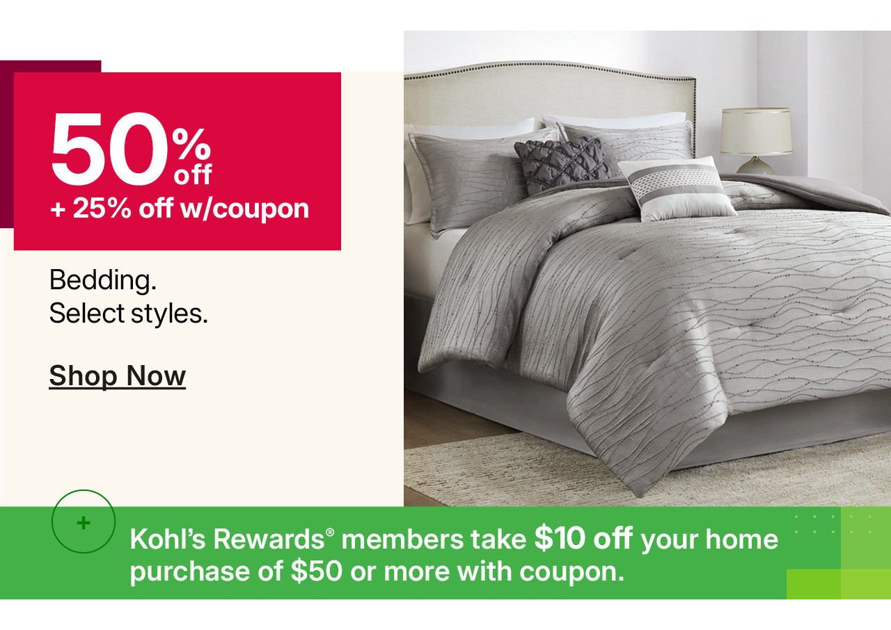 50% off bedding