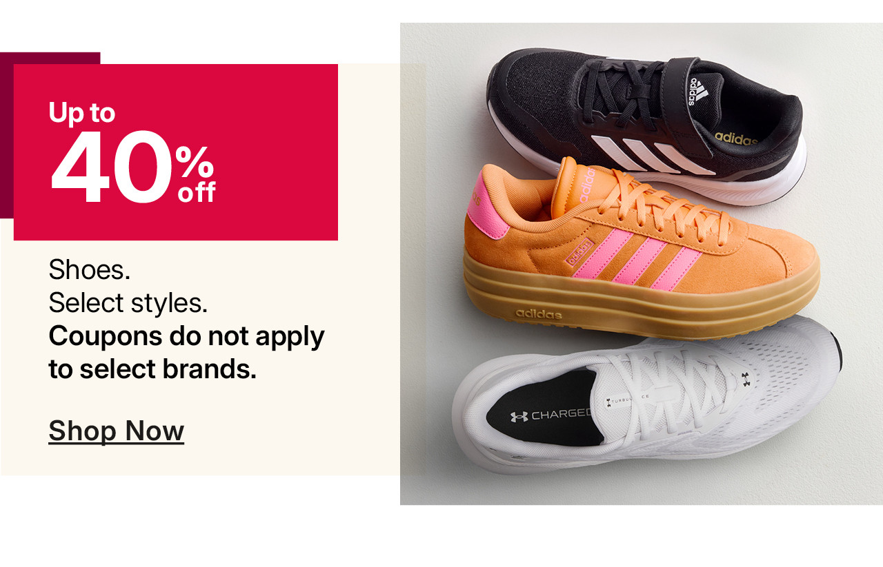 up to 40% off shoes