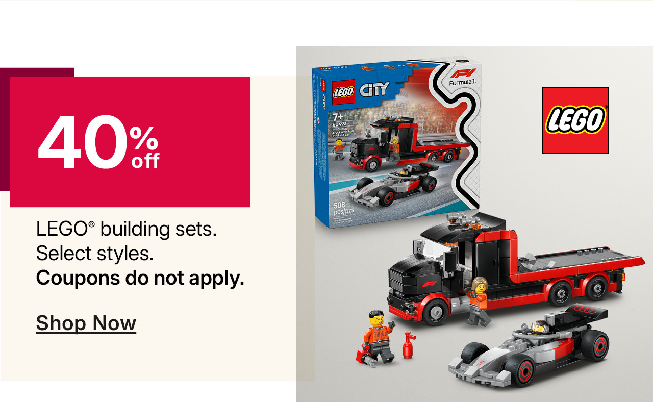 40% off lego building sets