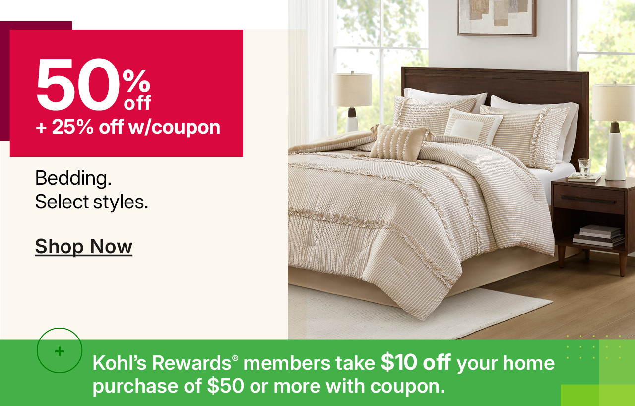 50% off bedding