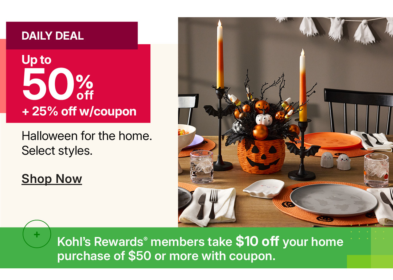 up to 40% off halloween for the home