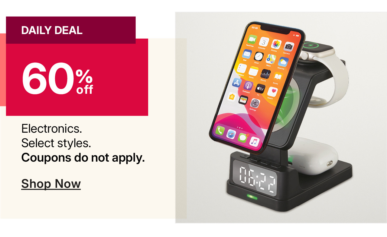 60% off electronics